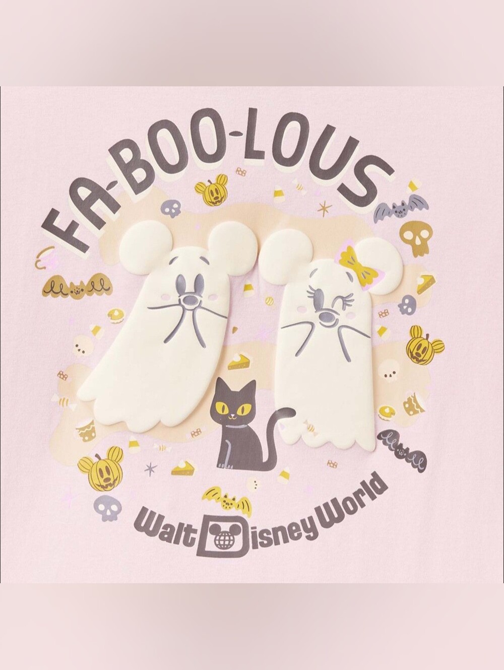 Disney WDW 'Fa-Boo-Lous' 2025 Cutie Ghost Collection T-Shirt - Size S - NWT - Picture 10 of 11